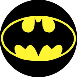 Opłatek tortowy 20 cm, Batman 1 szt.