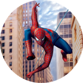 Opłatek tortowy 20 cm, Spiderman 1 szt.