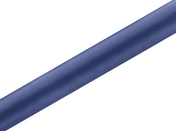 Satyna Gładka Bieżnik Dekoracja GRANATOWY 0,36 x9m