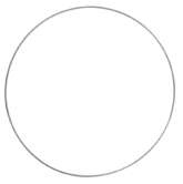 Koło metalowe 30 cm , srebrne, 1 szt.