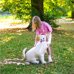 Balon Foliowy stojący Pies Golden 76x96cm