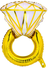 Balon Foliowy PIERŚCIONEK Zaręczynowy 60x95cm