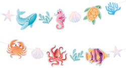 Girlanda Baner OCEAN Morski Świat Zwierzęta 200cm