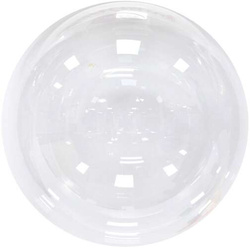 Balon kryształowy, bez nadruku, 24"