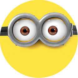 Opłatek tortowy 29 cm, Minionki 1 szt.