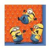 Serwetki Minionki, 33x33 cm, 20 szt.