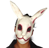 Maska Królik Psychopata Zając Halloween Party