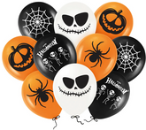 Balony Lateksowe Zestaw HALLOWEEN Mix 10szt.