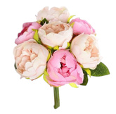 Bukiet piwonia różowy, 30 cm, 1 szt.