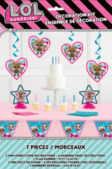 Zestaw Dekoracyjny LOL SURPRISE Urodziny 7el.
