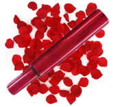 Konfetti strzelające - Płatki róż czerwone 60 cm