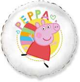 Balon foliowy 18" FX - Peppa White (opak.)