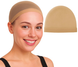 Siatka CZEPEK na Włosy pod Perukę NATURALNY 2szt.