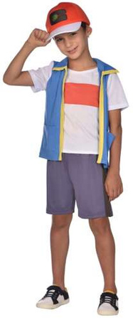 Kostium Strój Ash Ketchum POKEMON 8-10 lat