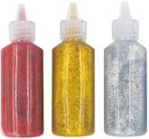 Klej brokatowy w butelce 3kol.x50ml, 1 szt.