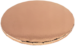 Podkład Tortowy okrągły , Rose Gold, 28cm