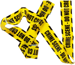 Taśma Policyjna Ostrzegawcza MIEJSCE ZBRODNI 7,2m