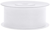Tasiemka szyfonowa, biała, 38mm/25m
