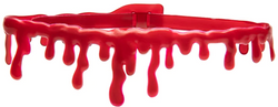 Naszyjnik Choker KREW Podcięte Gardło HALLOWEEN
