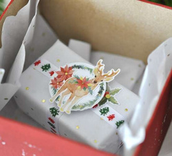 Naklejki Ozdobne Święta Boże Narodzenie Mix 28szt