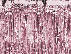 Kurtyna Party, różowe złoto, 100x200cm