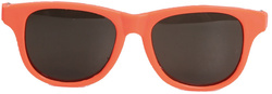 Okulary Przeciwsłoneczne Pomarańczowe Neon Lata 80
