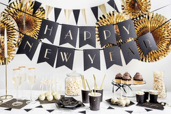 Girlanda flagietki, mix, 2,15 m, 1szt.