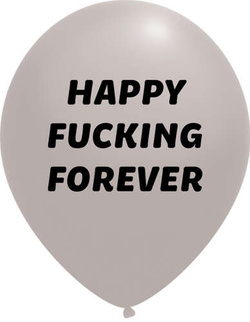 Balony pastelowe Happy Fucking 14 cali, 1 szt.
