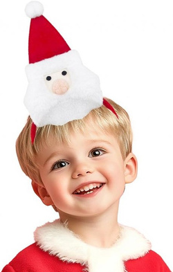 Opaska na Głowę ŚWIĘTY MIKOŁAJ Boże Narodzenie