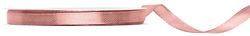 Tasiemka satynowa, brudny róż, 6mm/25m