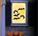 Dekoracja Żelowa na Szybę NIETOPERZE Halloween