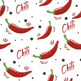 Serwetki Czerwone Papryczki Chili 33x33cm 20szt.