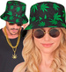 Kapelusz Czapka Bucket Hat Marihuana Liście Gajna