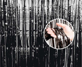 Kurtyna do Zdjęć CZARNA Tło Halloween, 90x240 cm