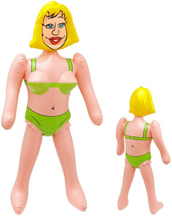 Dmuchana Lalka ŻONA IDEALNA Kawalerski Party 90cm