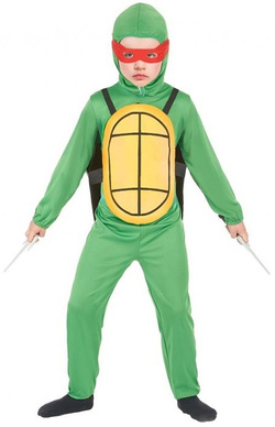 Kostium Strój Wojownik Żółw Ninja 130/140 cm