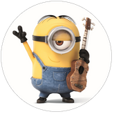 Opłatek tortowy 29 cm, Minionki 1 szt.