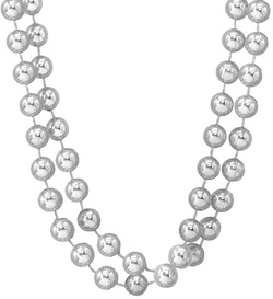 Zestaw Naszyjniki SREBRNE Disco Lata 80, 2szt.