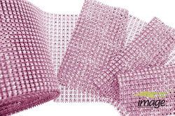 Taśma z cekinami 12cm * 10y różowa, 1 szt.
