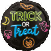 Balon foliowy Trick or Treat Halloween 45cm