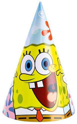 Czapeczki SpongeBob, 6 szt.