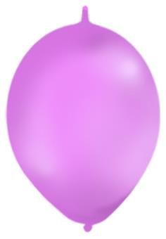 Balony pastelowe z łącznikiem 100 szt, lawenda