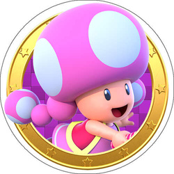 Opłatek tortowy 20 cm, Super Mario 1 szt.