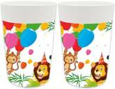 Kubeczki Wielorazowe ZWIERZĘTA Dżungla 230ml 2szt.