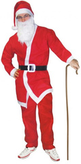 Zestaw Strój Kostium ŚWIĘTY MIKOŁAJ uniwersalny