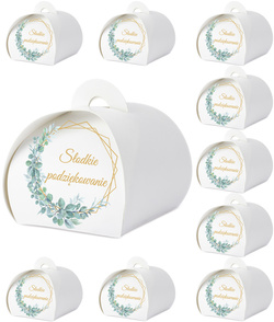 Pudełeczka Słodkie Podziękowanie HEKSAGON 10szt.