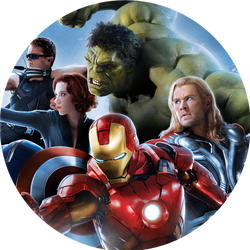 Opłatek tortowy 29 cm, Avengers 1 szt.