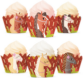 Foremki Papilotki Muffiny KONIKI Konie 6szt.