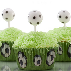 Papilotki Foremki do Muffinek PIŁKA NOŻNA 25szt.