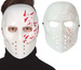 Maska Hokeista Biała Zakrwawiona Jason Halloween
